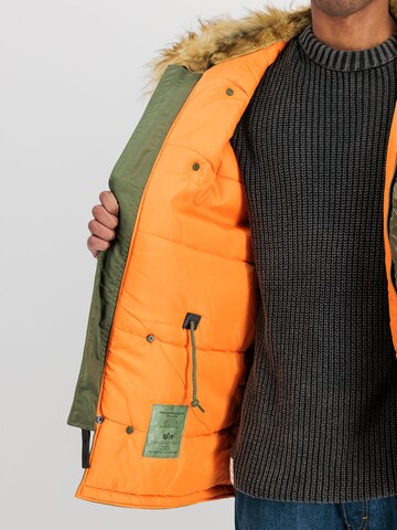ALPHA INDUSTRIES Winter Jacket 'N3B VF 59' in Green