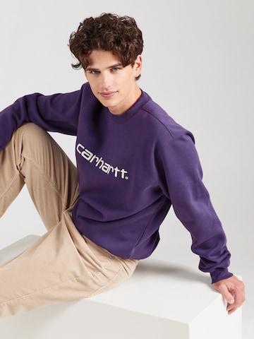 Carhartt WIP Tréning póló - lila: elől