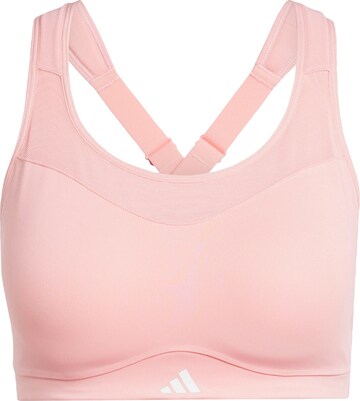 ADIDAS PERFORMANCE Bustier Sport bh 'TLRD' in Roze