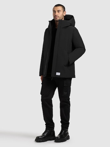 khujo Winterjacke 'Etian' in Schwarz