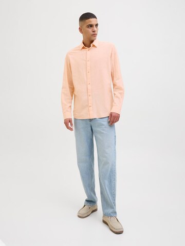 JACK & JONES Regular fit Πουκάμισο 'JJESummer' σε πορτοκαλί