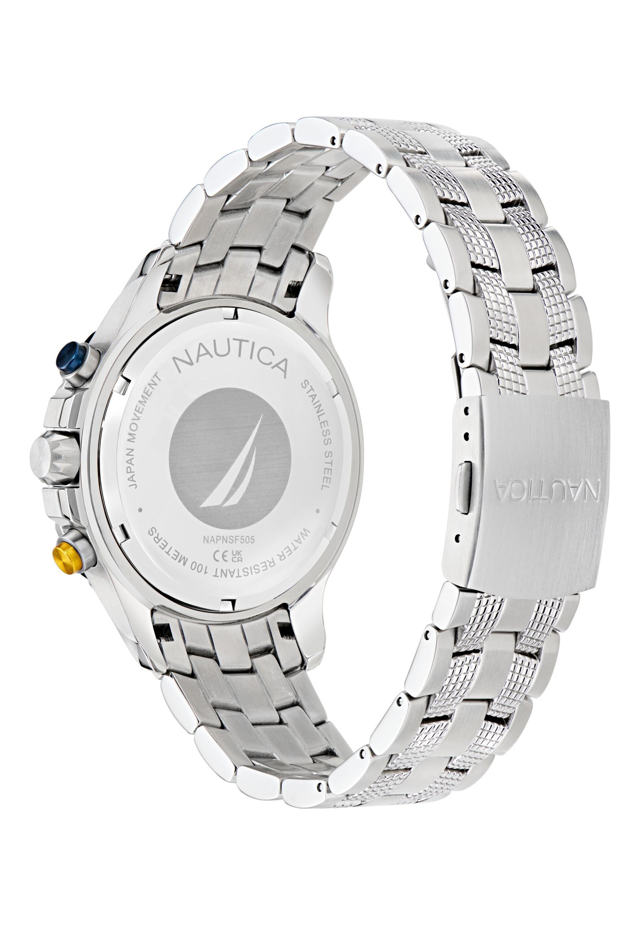 Orologio analogico 'NST' di NAUTICA in argento