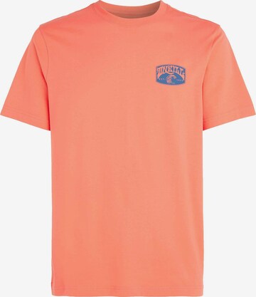 O'NEILL Majica | oranžna barva: sprednja stran