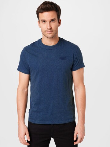 Superdry T-Shirt in Blau: predná strana