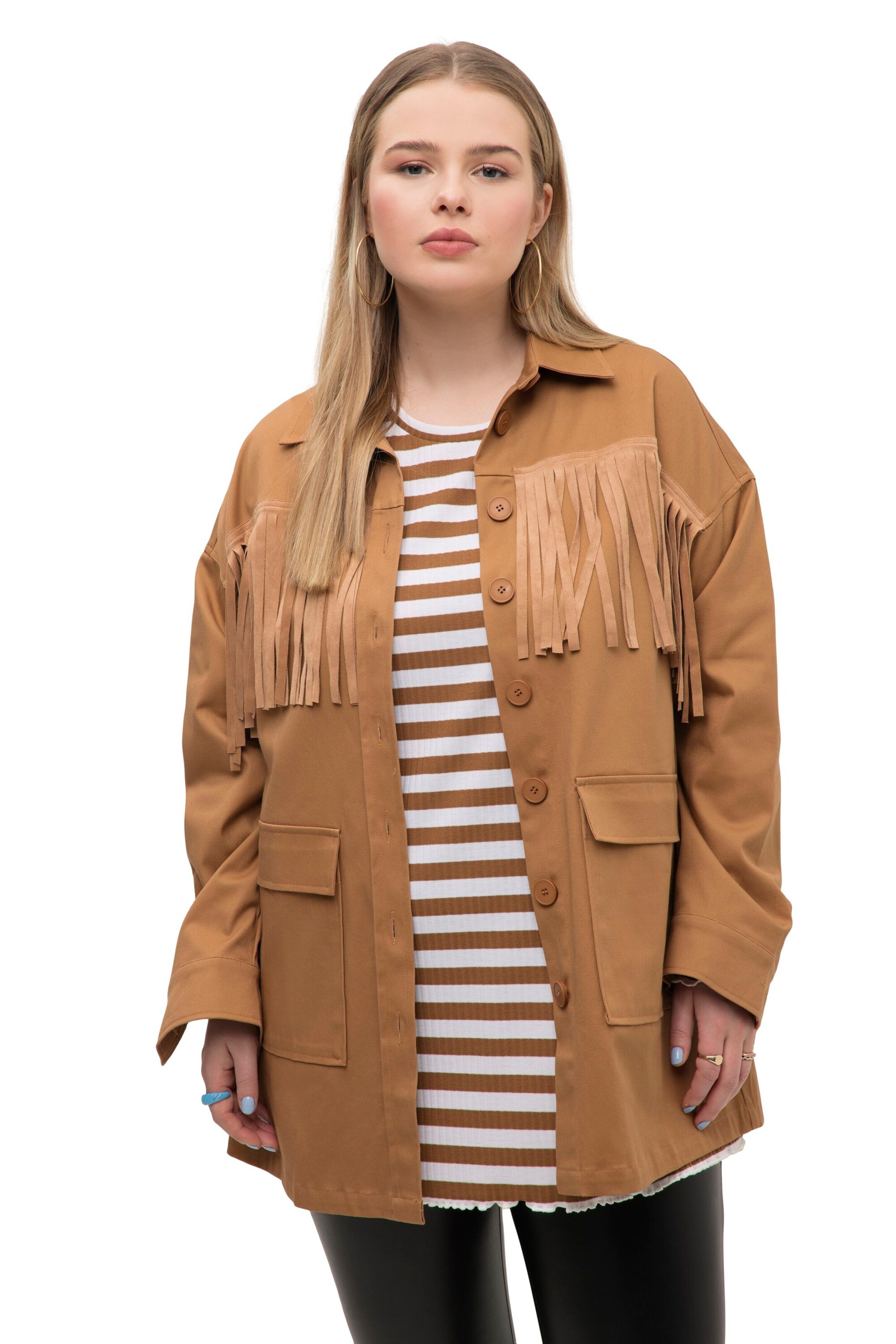 Studio Untold Übergangsjacke in Braun: Vorderseite