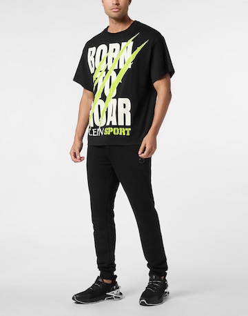 Plein Sport - Camiseta 'Scratch' en negro