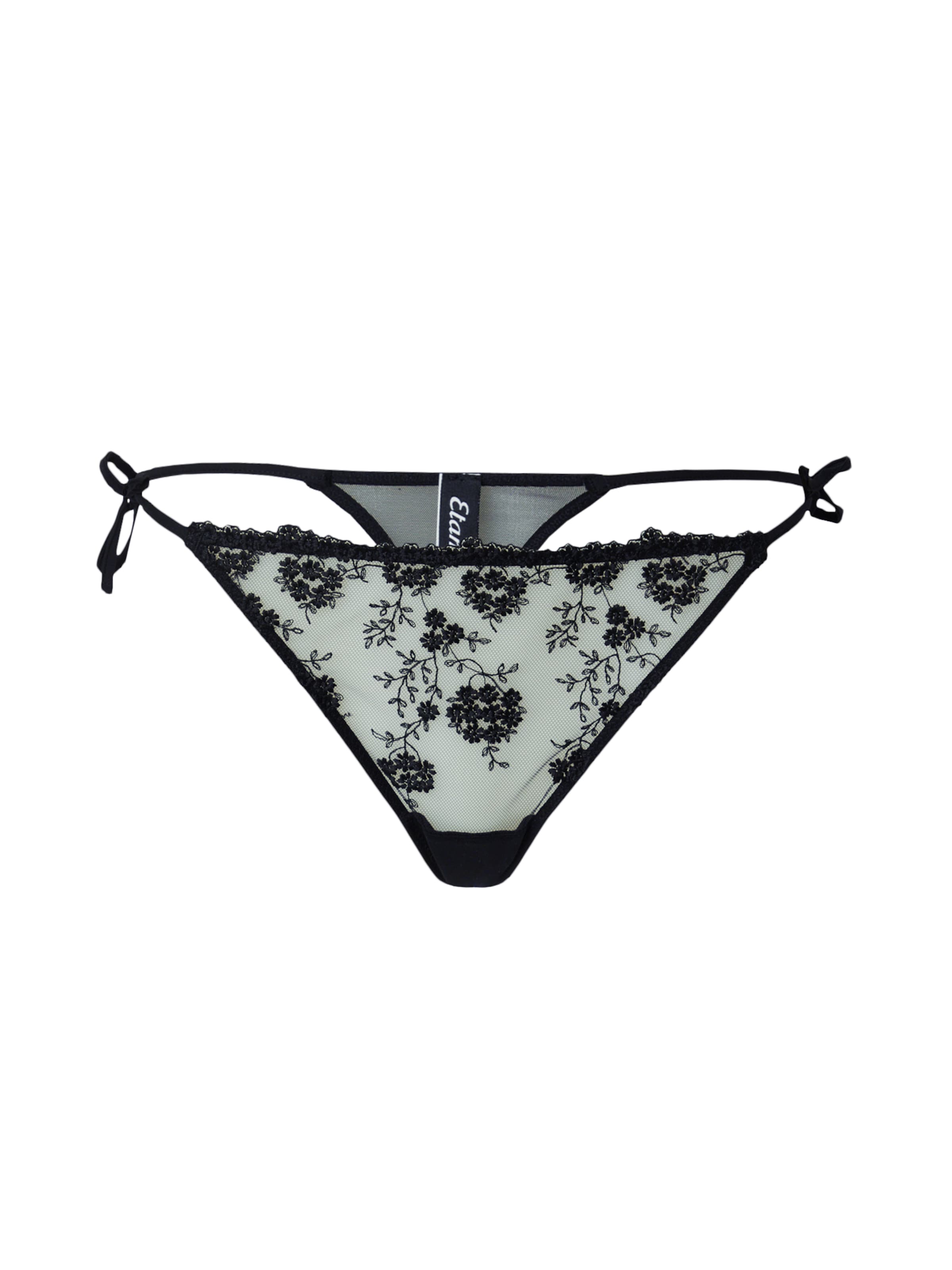 ETAM String in Schwarz: Vorderseite