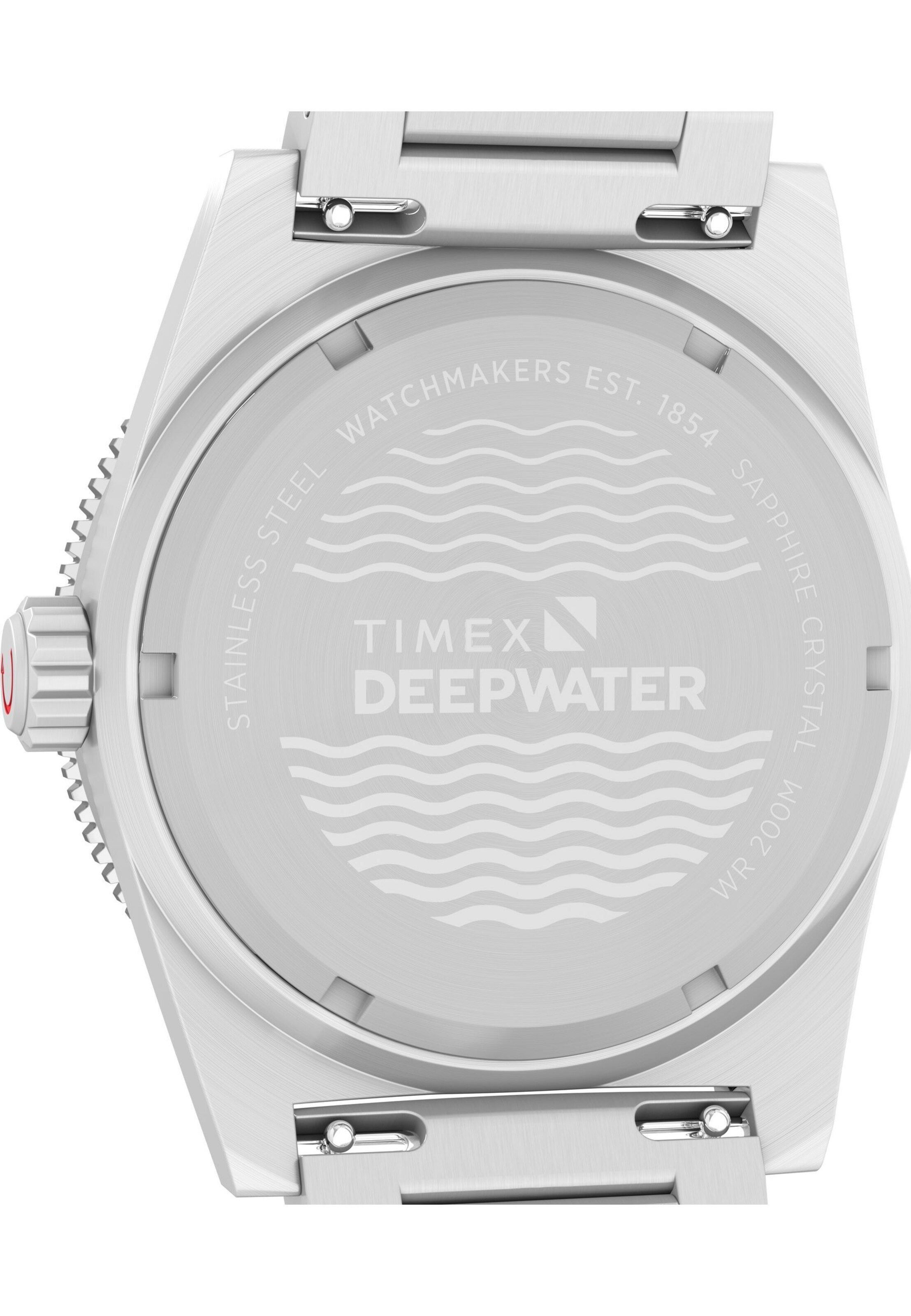 Montre à affichage analogique TIMEX en argent