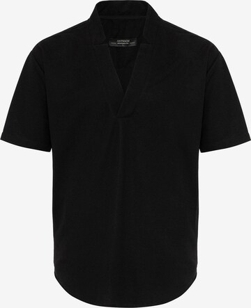 Antioch Comfort fit Button Up Shirt in Black: front