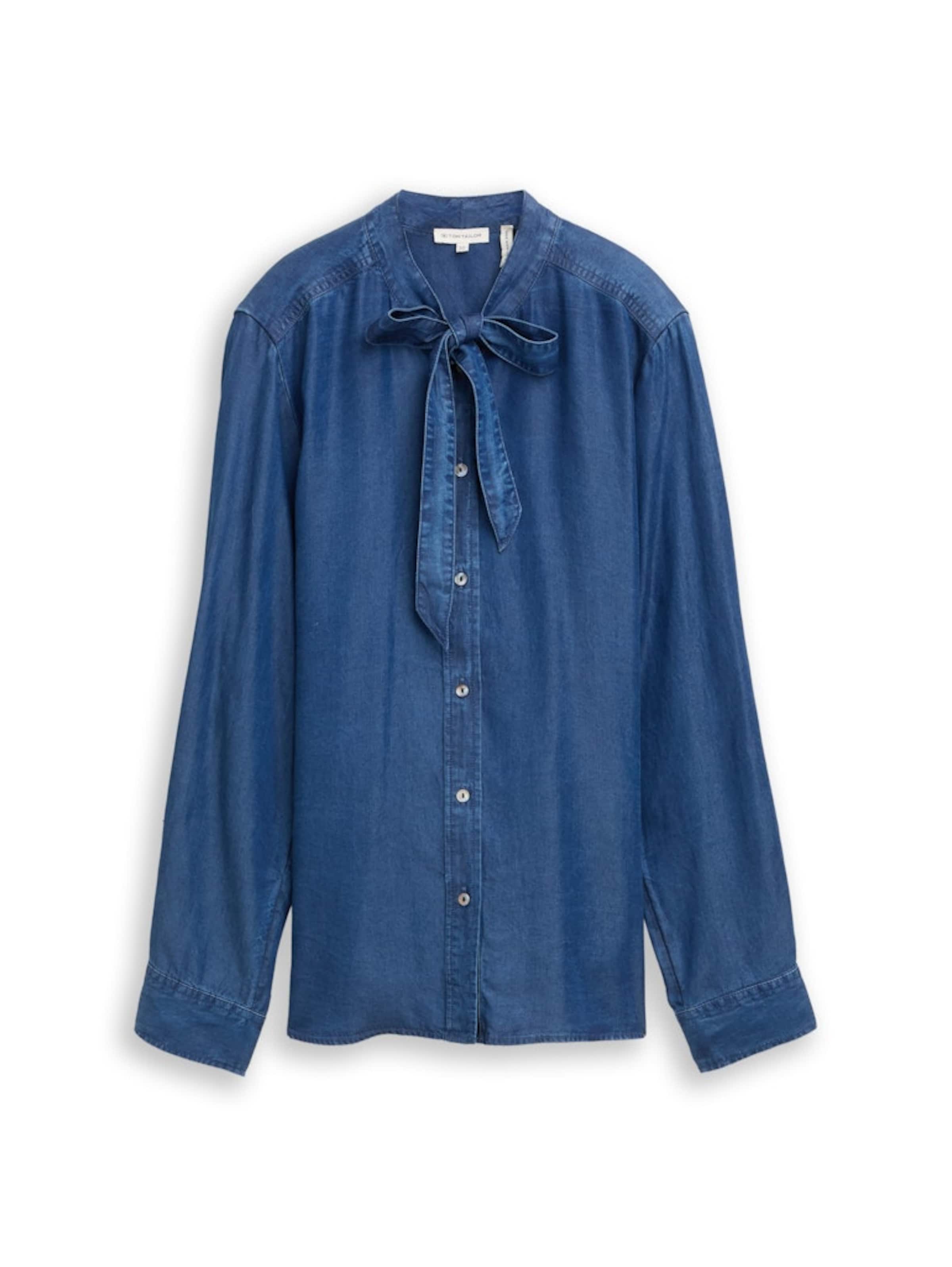 TOM TAILOR Blouse in Blue: front