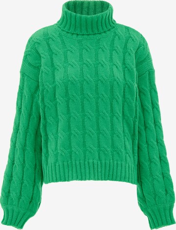 Pull-over Libbi en vert : devant