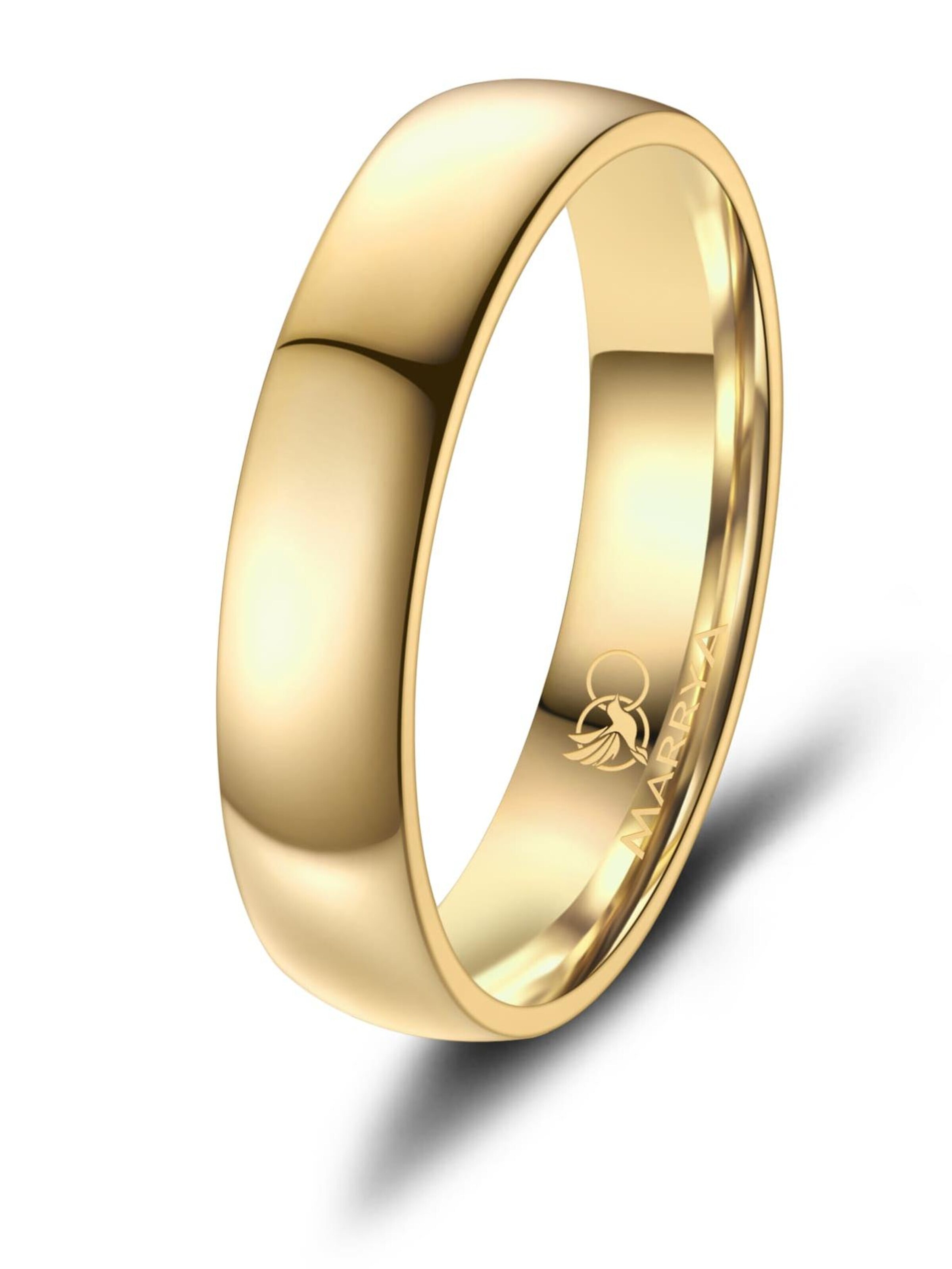 MARRYA Ring 'MARRYA TI-31 Ehering aus Titan' in Yellow