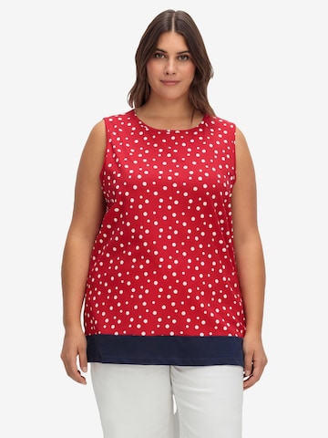 SHEEGO Top in Red: front