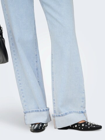 ONLY Wide Leg Jeans 'ONLELLA' in Blau