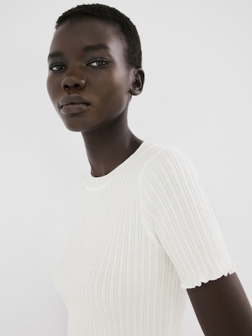 MANGO Pullover 'CUPRONA' in Beige