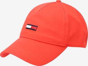 Tommy Jeans Cap in Red: front