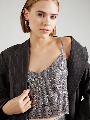 ABOUT YOU Top 'Cassidy' in Silber