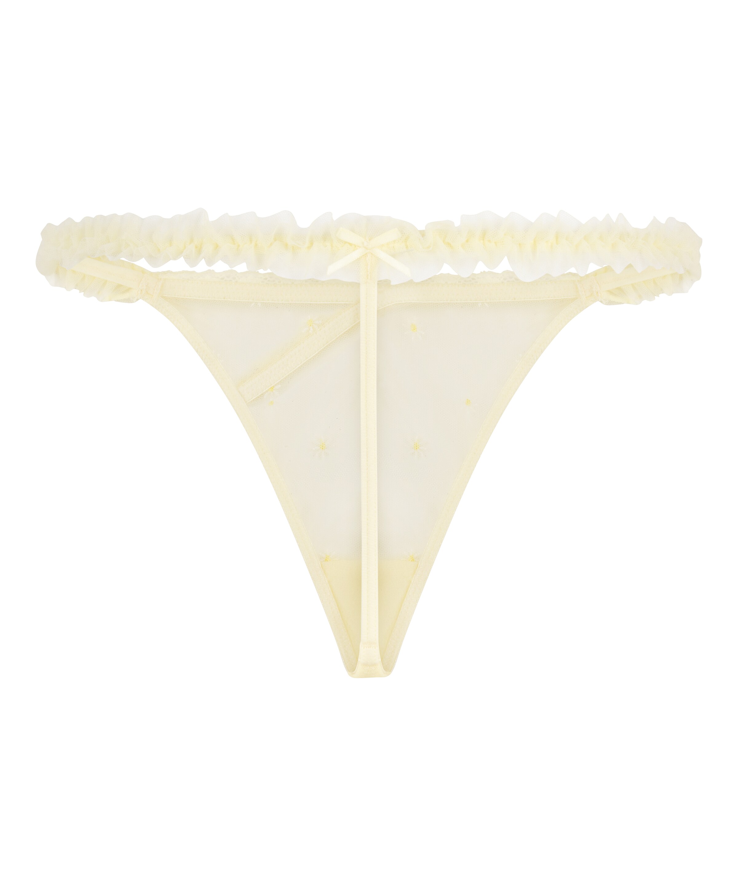 Hunkemöller String 'Flora' in Geel