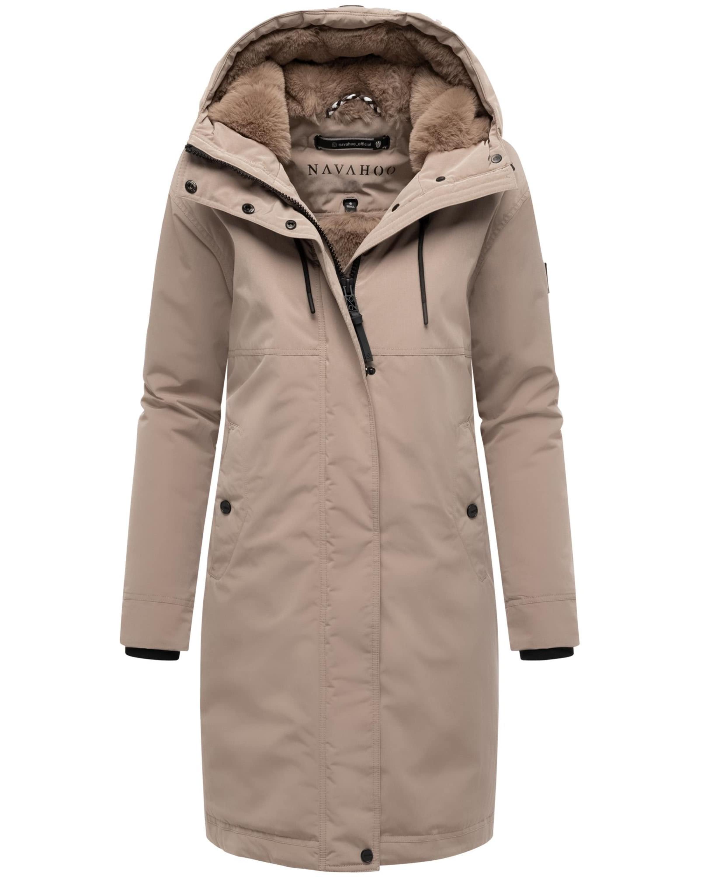 NAVAHOOZimski kaput 'Hageltanz 14' - bež boja