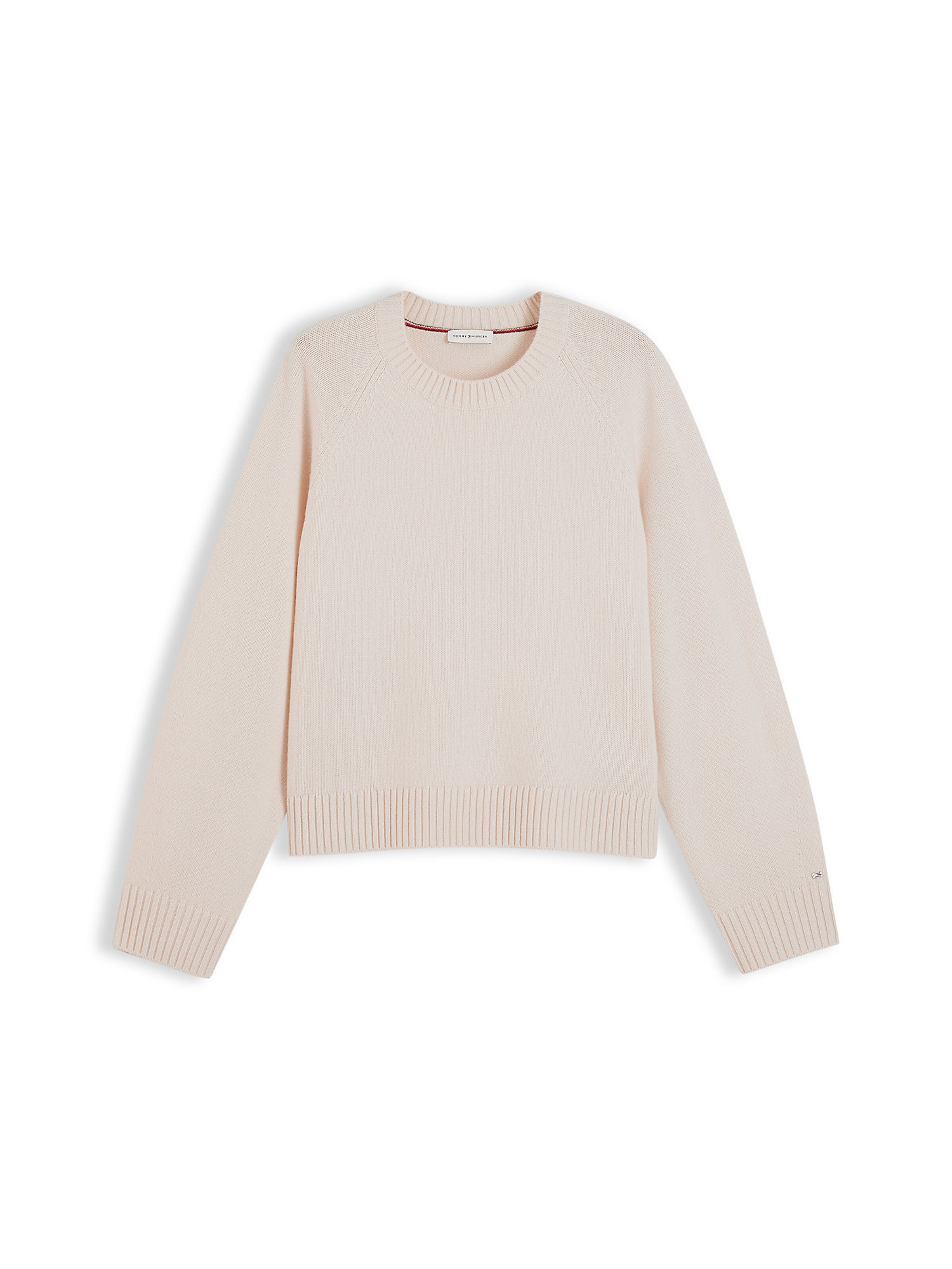 Pull-over TOMMY HILFIGER en beige : devant