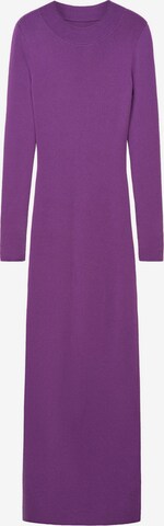 Robes en maille 'Iris' MANGO en violet : devant