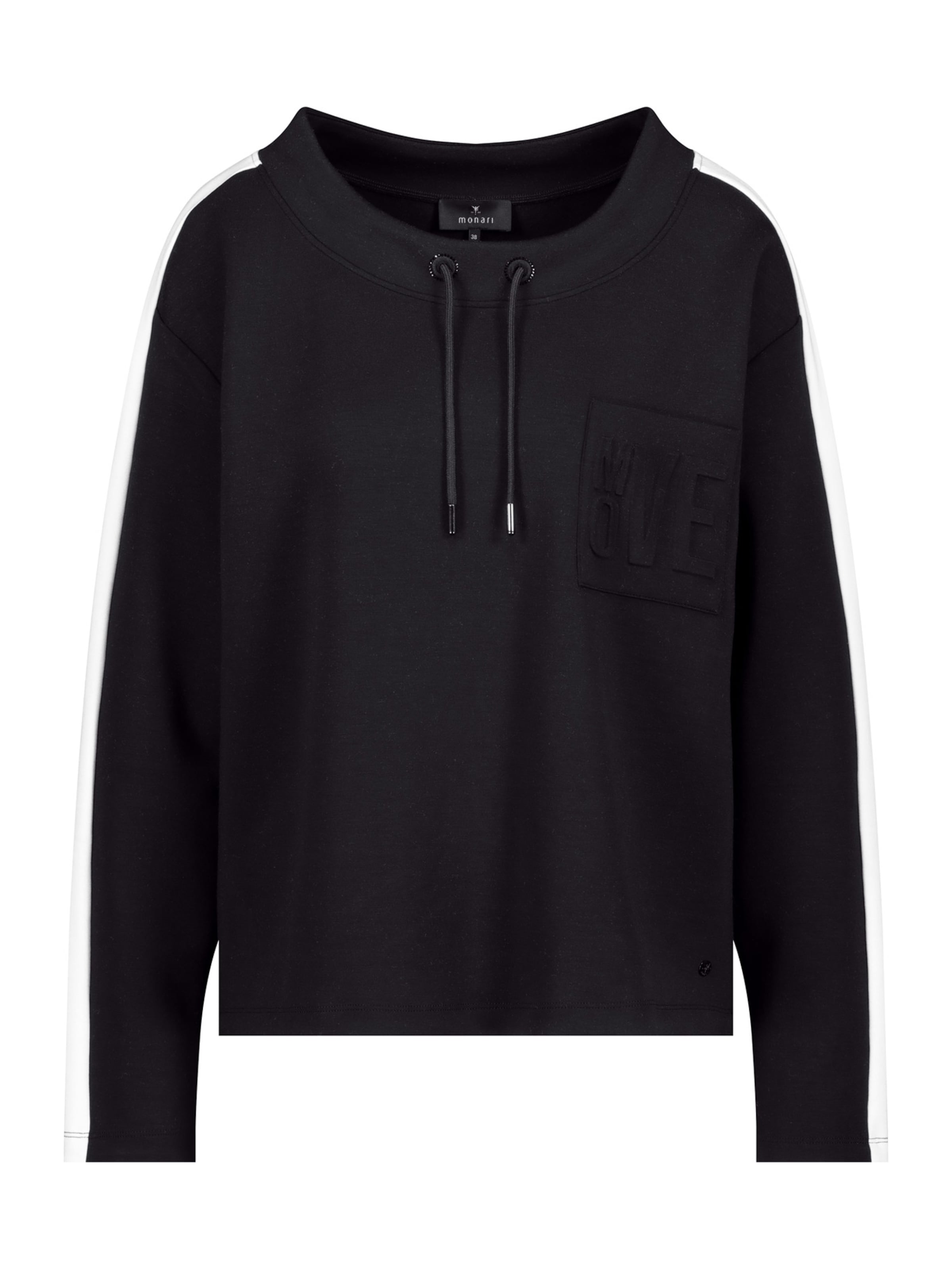 monari - Sudadera en negro: frente