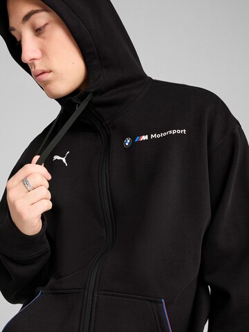 PUMA Sweat jacket 'BMW Motorsport Essentials+' in Black