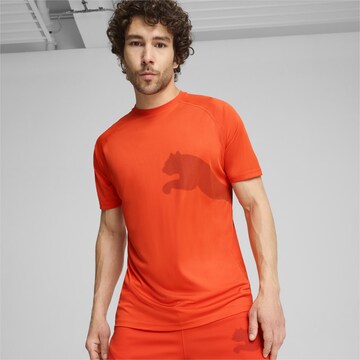 PUMA Performance Shirt 'Train All Day' in Red: front