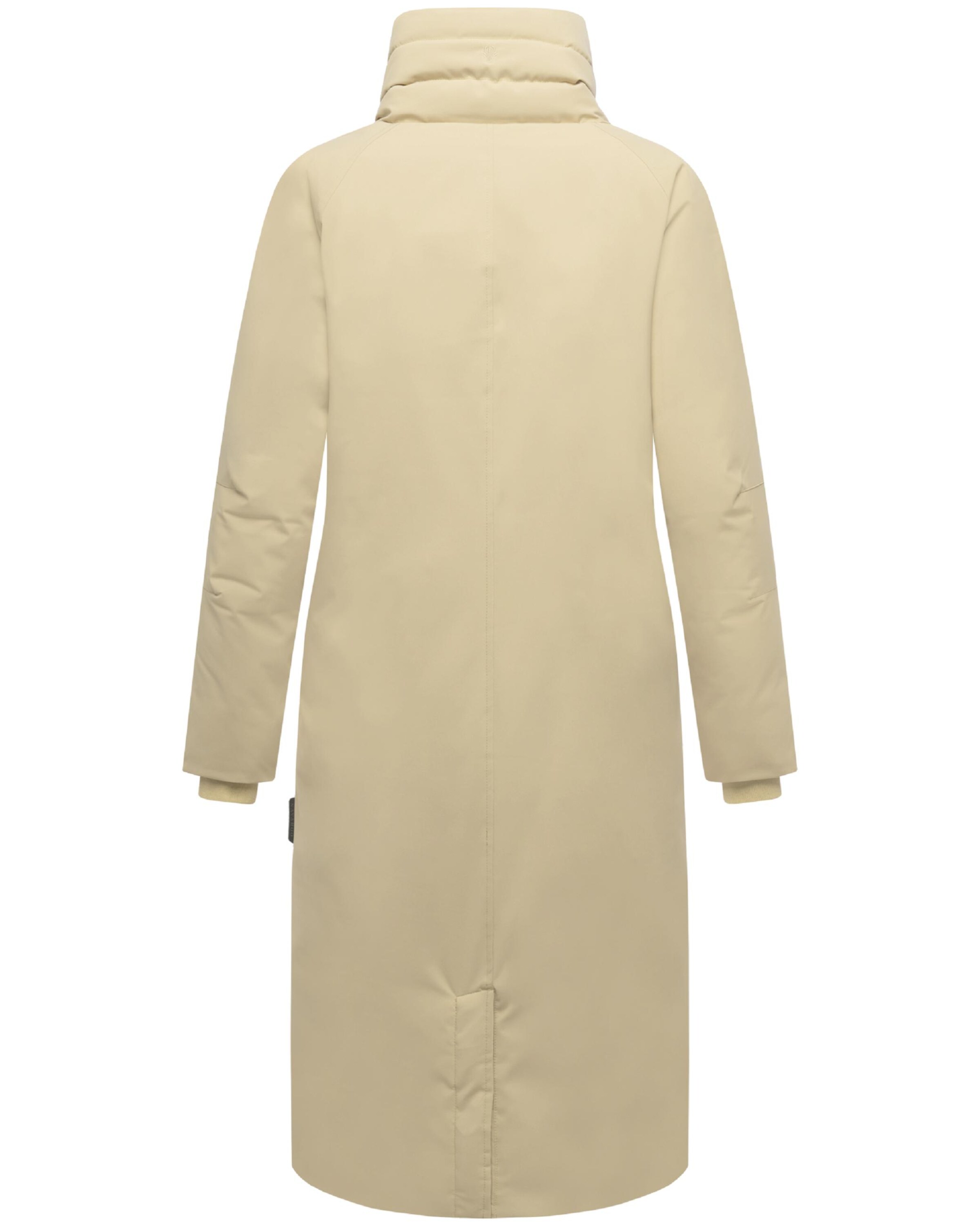 NAVAHOO Winter coat 'Traumblüte 14' in Beige