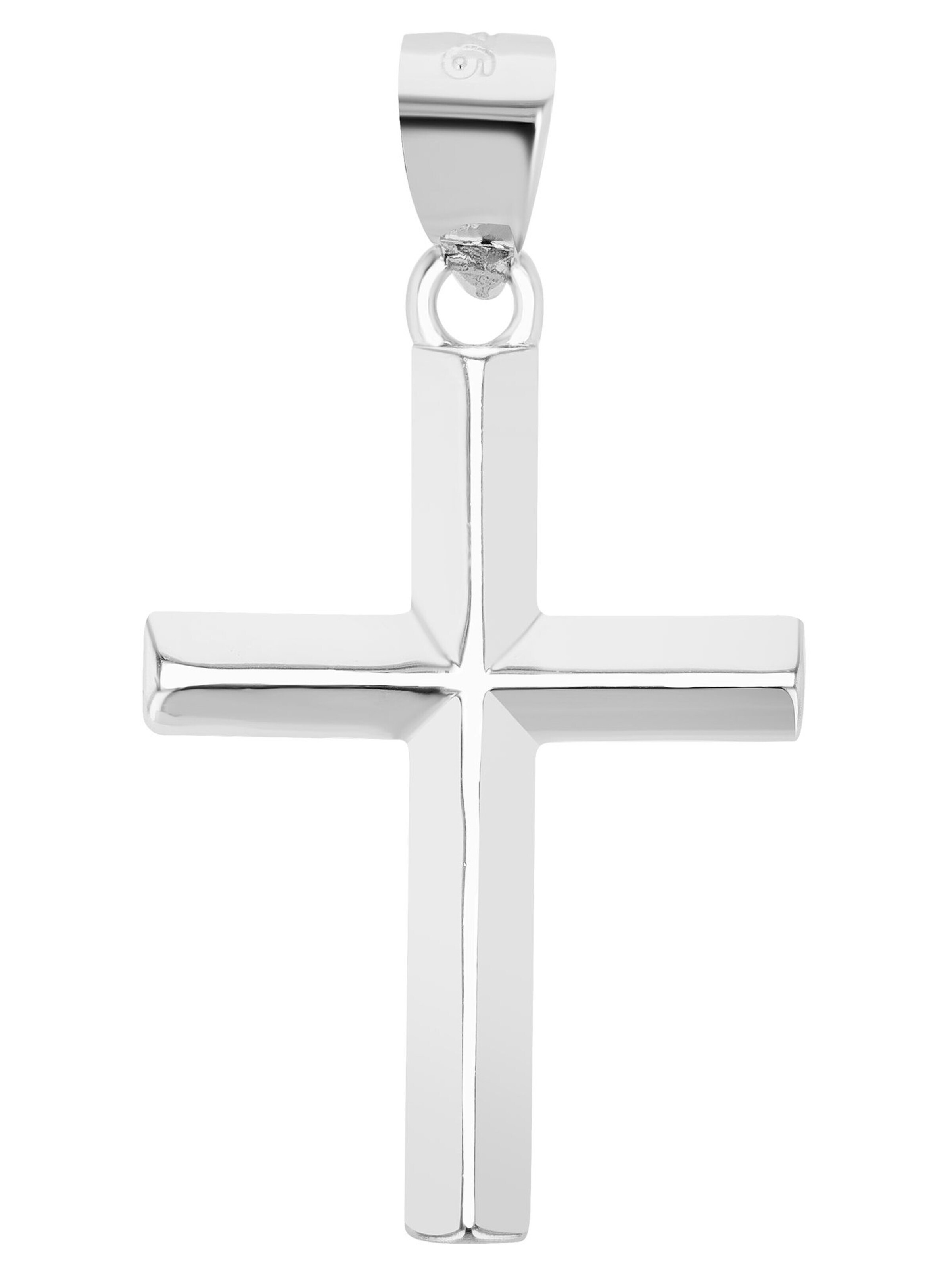Akzent Pendant '"Magdalena" aus 925 Sterlingsilber, rhodiniert, langlebig' in Silver