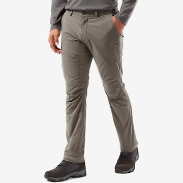 Regular Pantalon de sport CRAGHOPPERS en gris : devant