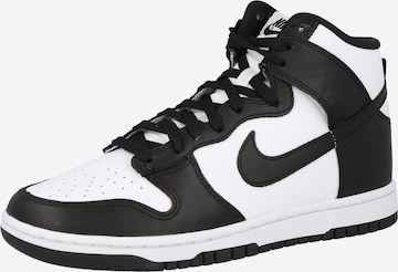 balts Nike Sportswear Augstie brīvā laika apavi 'DUNK HI RETRO': no priekšpuses