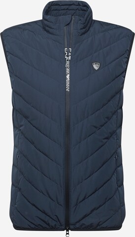 Gilet EA7 Emporio Armani en bleu : devant