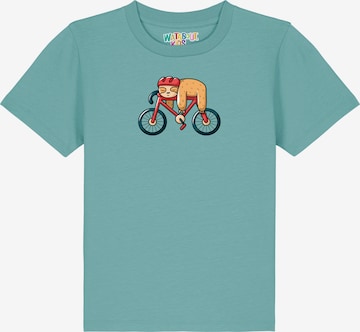 Maglietta 'Sloth' di watabout.kids in blu: frontale