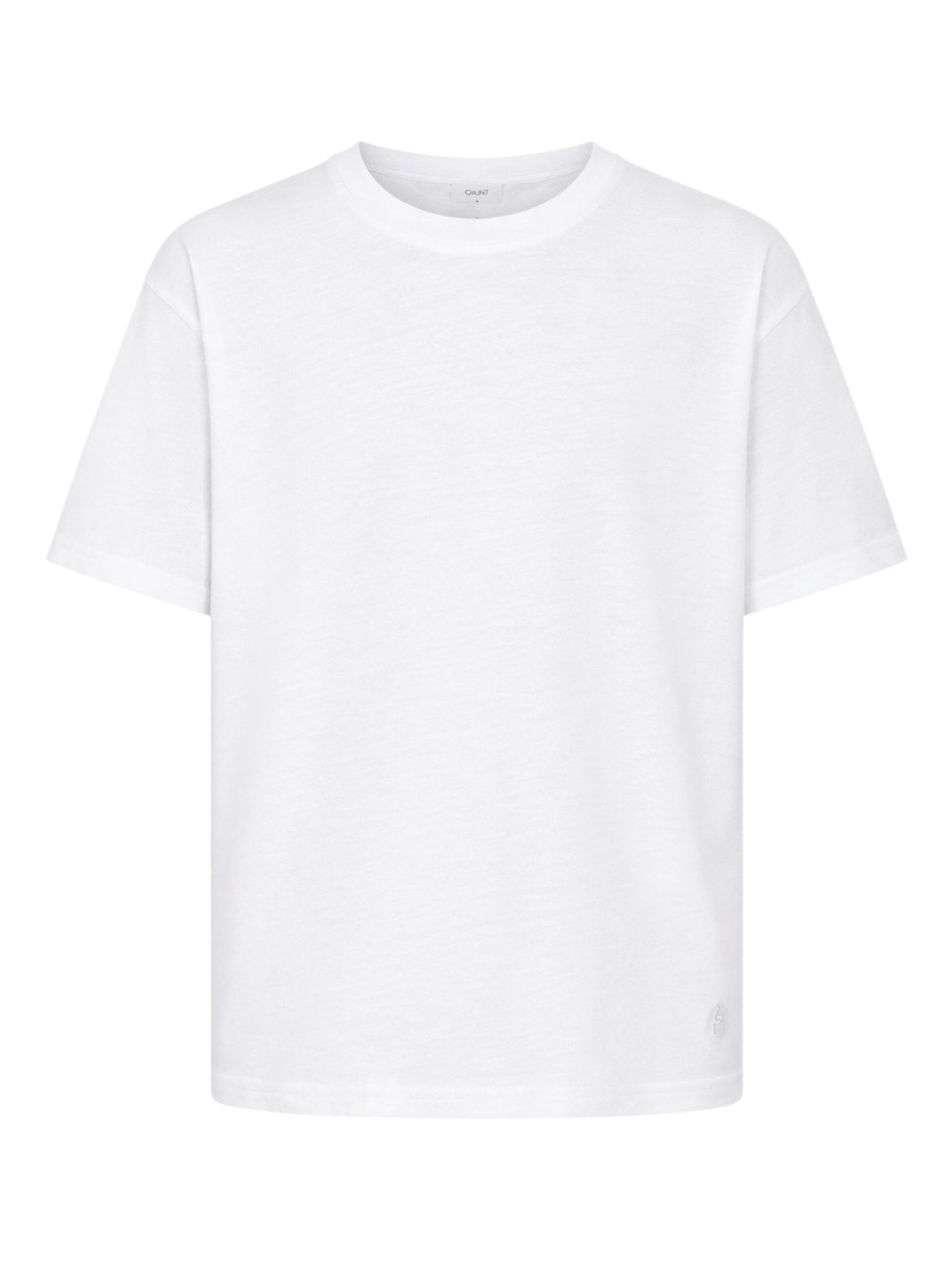 GRUNT Shirt 'GRUNT GRGREENWOOD BOXY TEE' in Weiß: Vorderseite