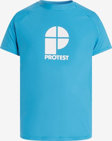 PROTEST Functioneel shirt 'PRTCATER' in Blauw: voorkant
