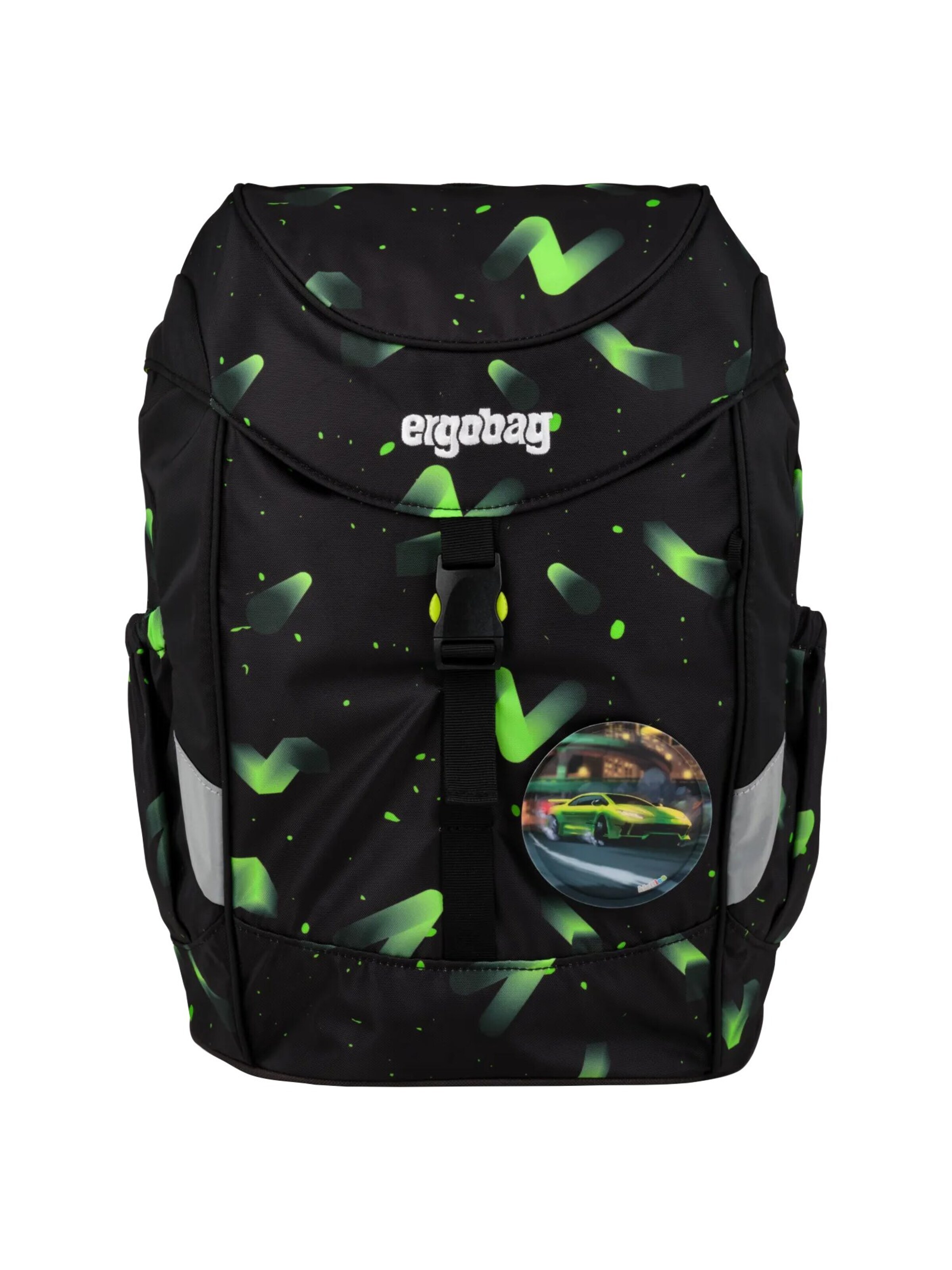 ergobag Backpack 'Kinderrucksack mini' in Black: front