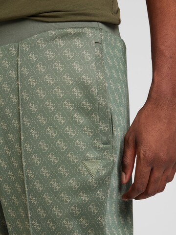 GUESS Slimfit Hose 'KORBIN' in Grün