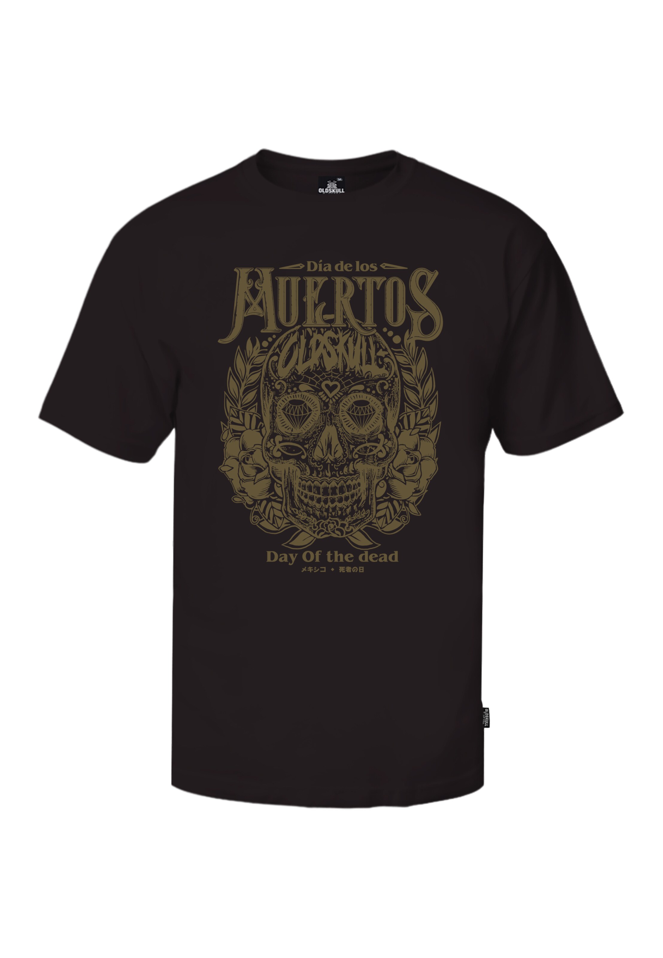 Oldskull Shirt in Black: front