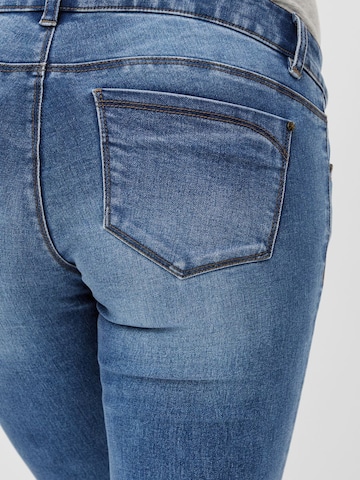 MAMALICIOUS Skinny Jeans 'NEW YORK' in Blauw