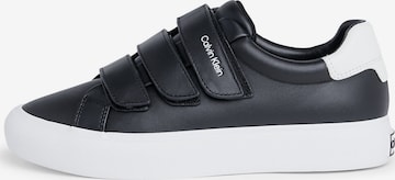 Baskets basses Calvin Klein en noir : devant