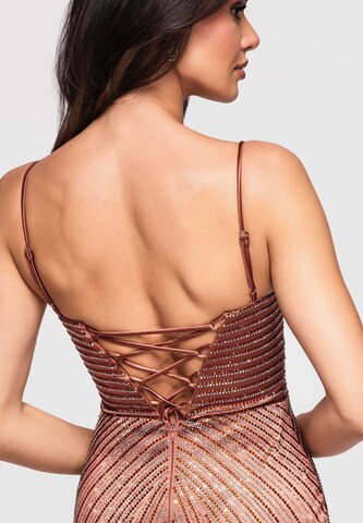 Ombre Abendkleid in Rot