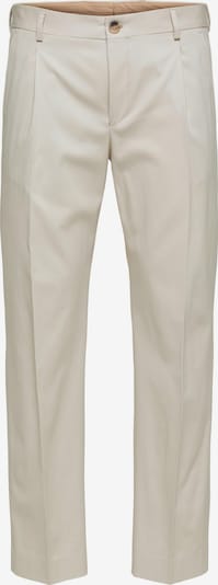 Kelnės su kantu 'Gibson' iš SELECTED HOMME, spalva – kremo, Prekių apžvalga