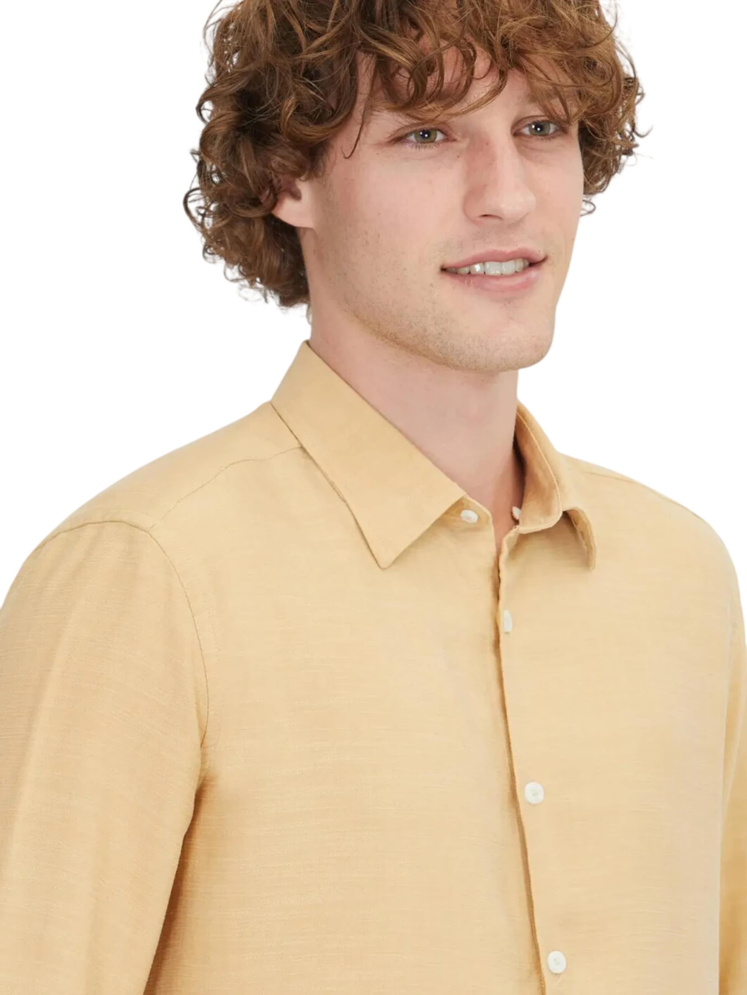 KİP Regular fit Button Up Shirt in Yellow