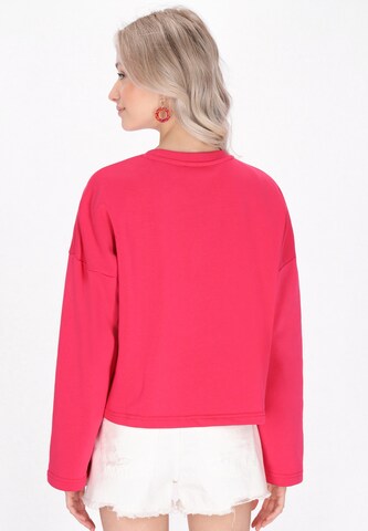 Sweat-shirt 'Boho' IZIA en rose