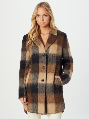 GIL BRET Between-Seasons Coat in Brown: front