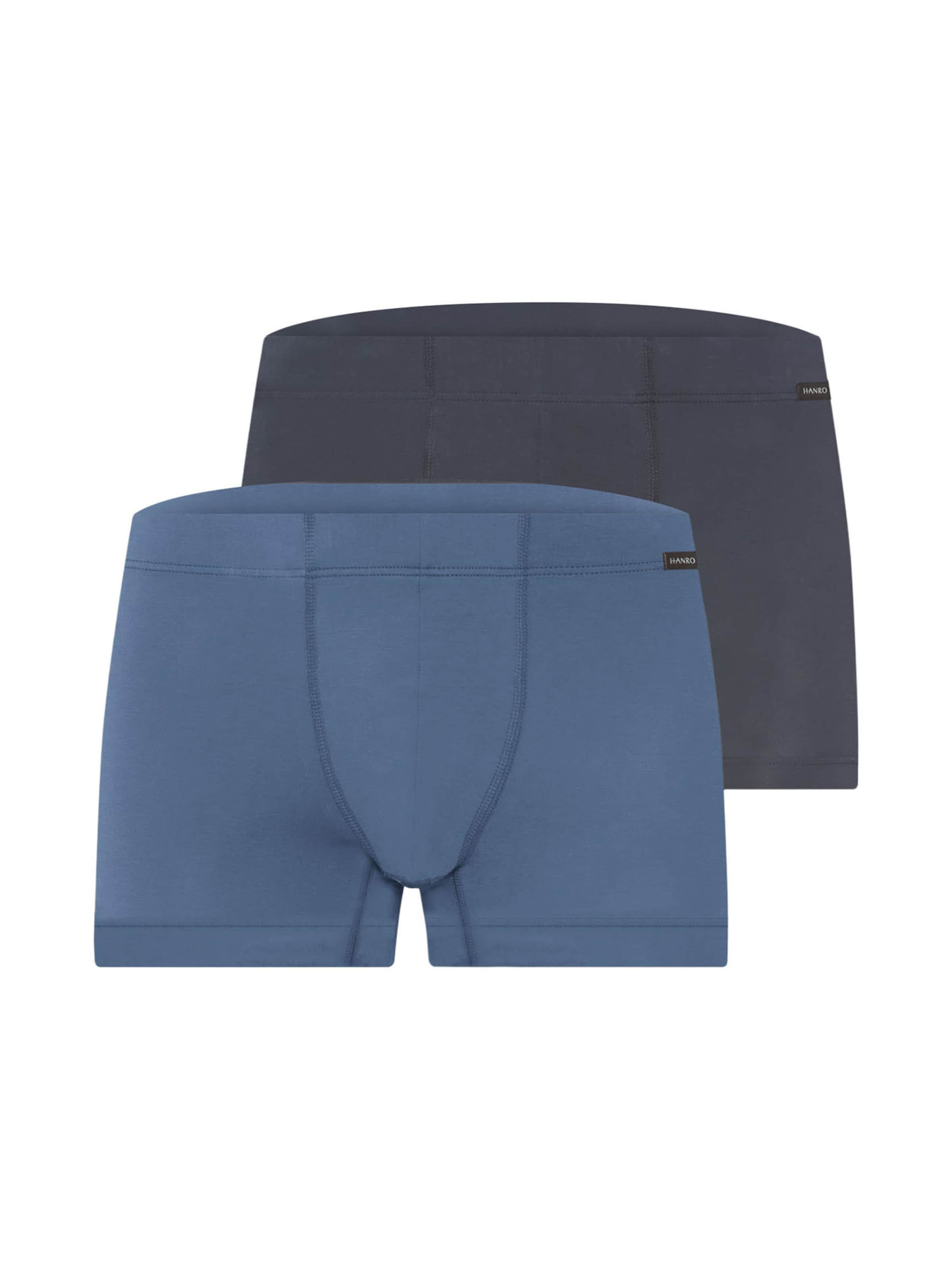 Hanro Retro Pants ' Cotton Essentials ' in Blau: Vorderseite