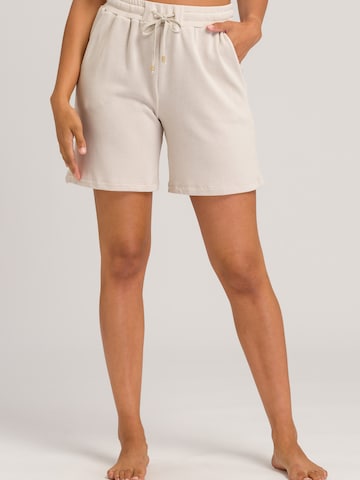 Hanro Loosefit Shorts ' Summer Knits ' in Beige: predná strana