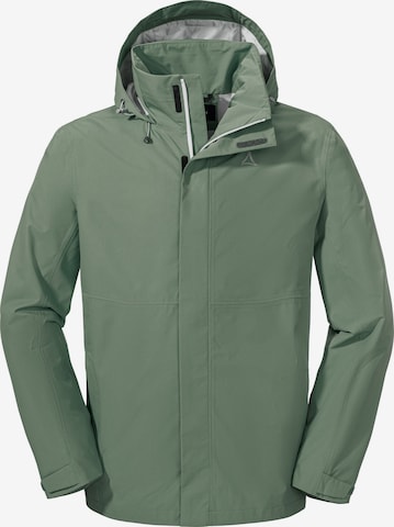 Schöffel Outdoor Jacket in Green: front