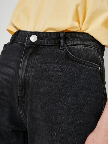 Noisy may جينز واسع جينز 'Brooke' بلون أسود
